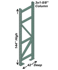 Unarco Interchangeable Uprights