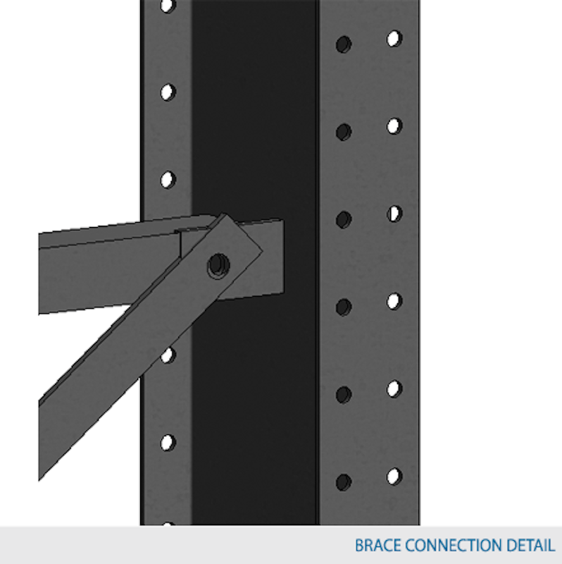 Crossbrace Type 1 for columns 60" c/c 2 T.P. Supply Company, Inc.