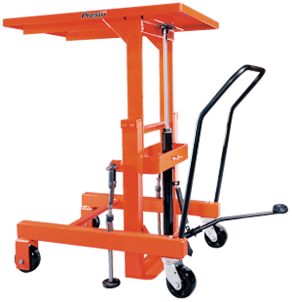 Hand crank discount table lift