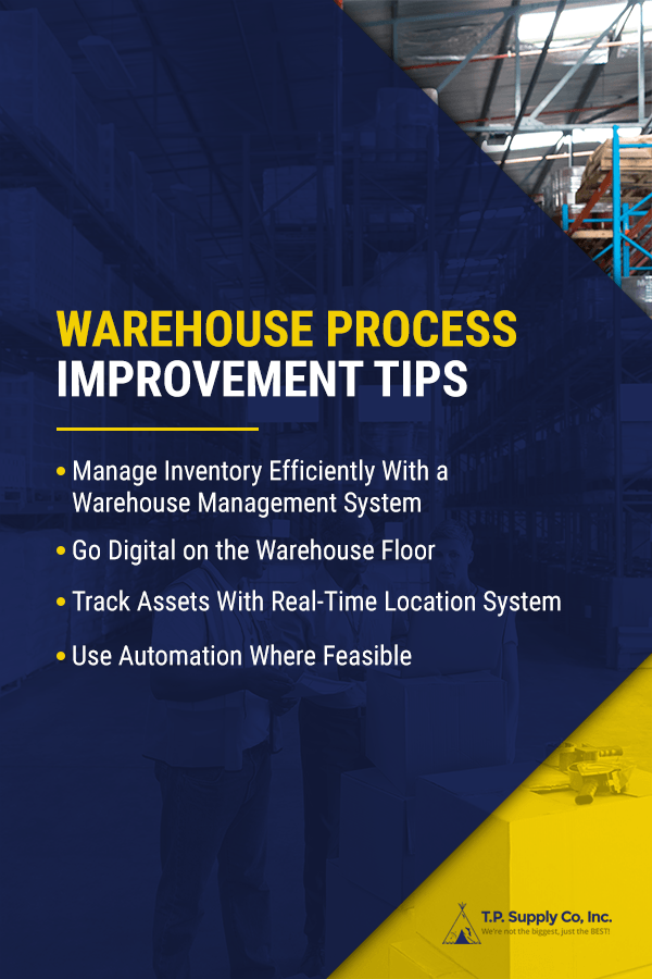 warehouse process improvement tips