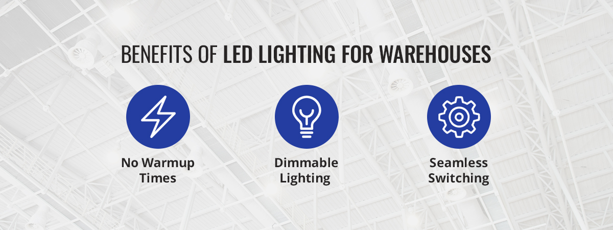 benefits of LED lighting for warehouse