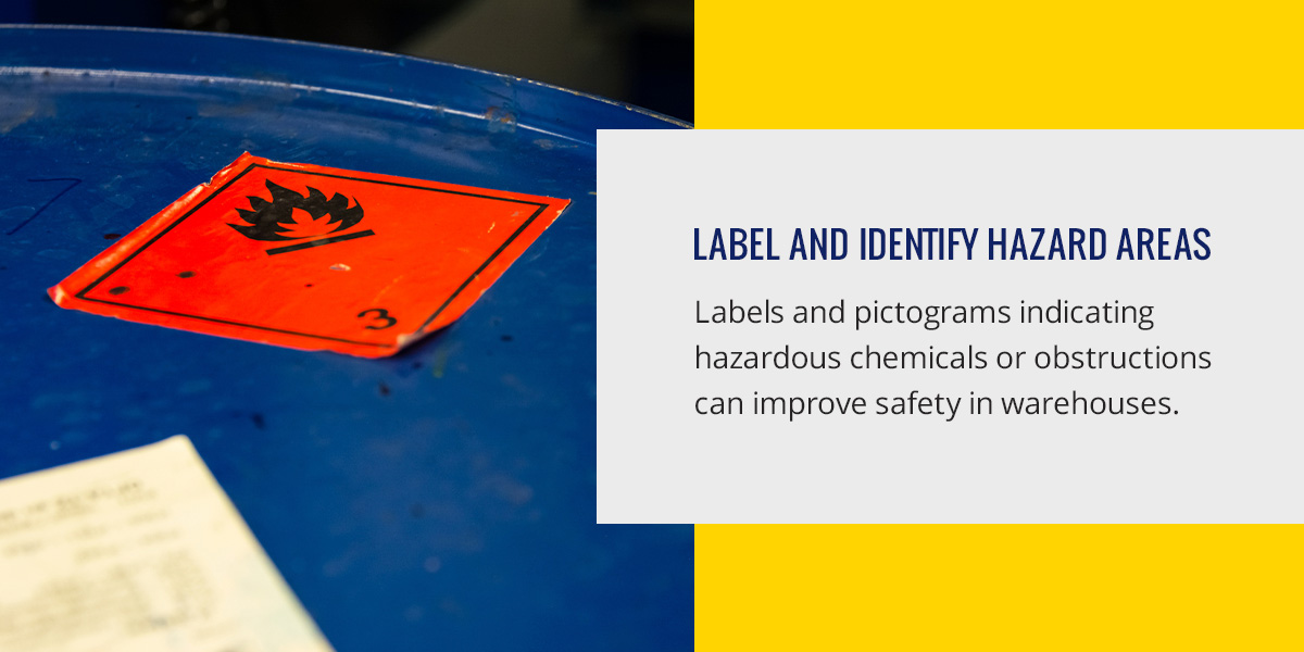 Labels on hazardous materials
